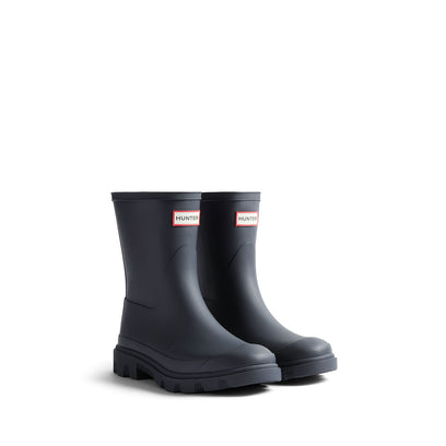Unisex Downpour Short Wellington Boots Hunter Navy