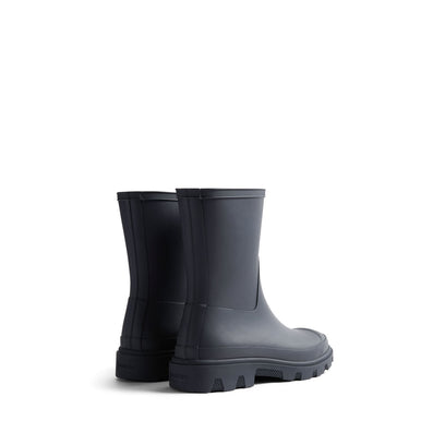 Unisex Downpour Short Wellington Boots Hunter Navy