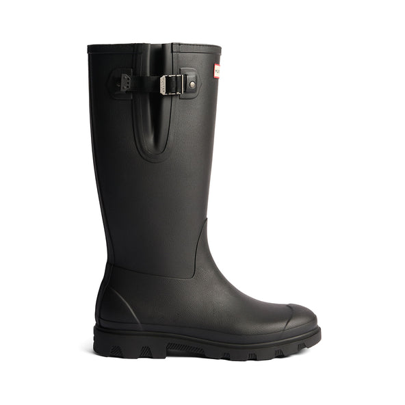 Downpour Field Adjustable Neo Lined Wellington Boots Black Downpour Field Adjustable Neo Lined Wellington Boots Black