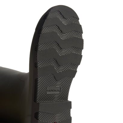 Downpour Field Adjustable Neo Lined Wellington Boots Dark Olive/Black