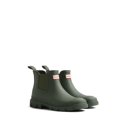 Unisex Downpour Chelsea Boots Dark Olive