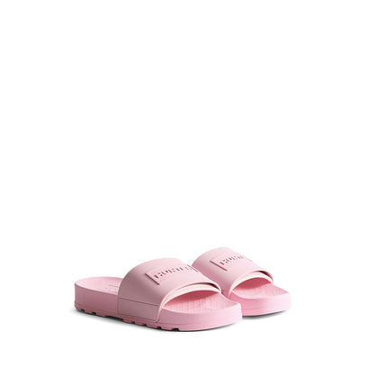 Unisex Core Embossed Silicon Logo Slider Parfait Pink