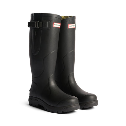 Unisex Balmoral MKII Side Adjustable Wellington Boots Black