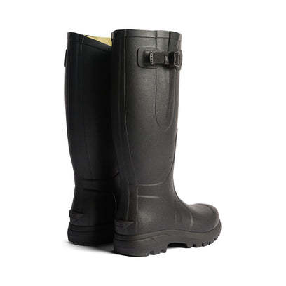 Unisex Balmoral MKII Side Adjustable Wellington Boots Black
