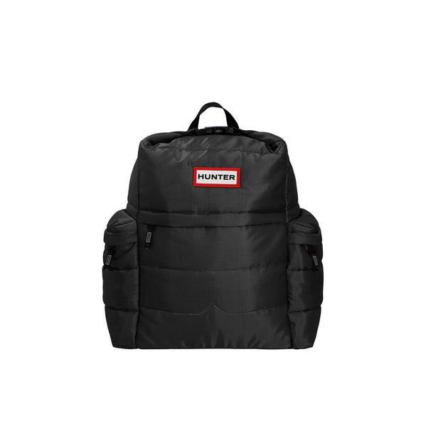 Croy Puffer Ripstop Topclip Backpack Hunter Black Croy Puffer Ripstop Topclip Backpack Hunter Black