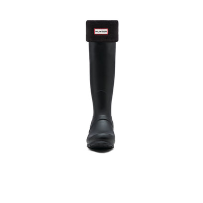 Fleece Tall Boots Socks Hunter Black