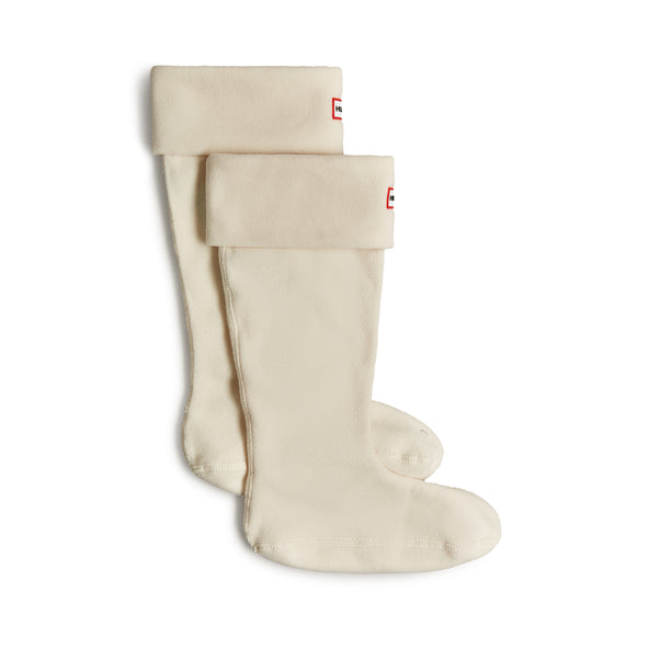 Fleece Tall Boots Socks Hunter White Fleece Tall Boots Socks Hunter White