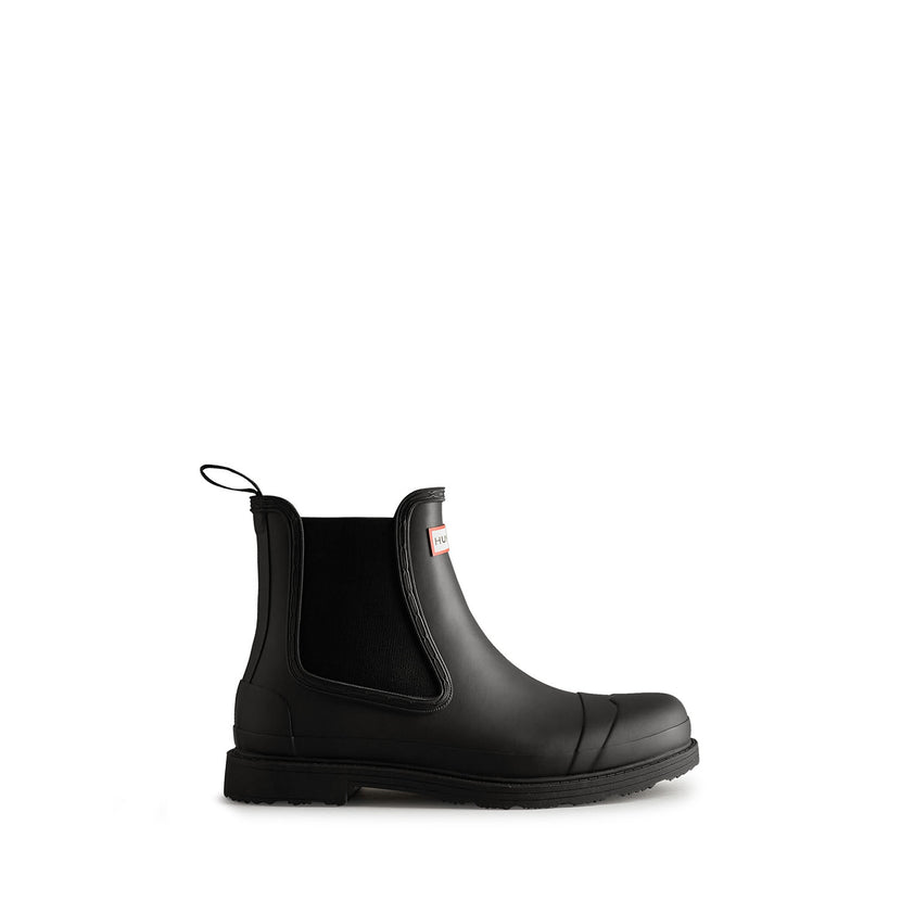 Men's Commando Chelsea Boots Black