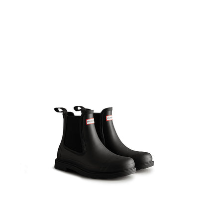 Men's Commando Chelsea Boots Black