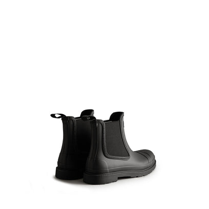 Men's Commando Chelsea Boots Black
