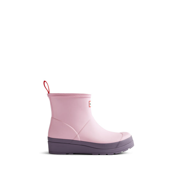 Women's Play Short Wellington Boots Yellow Tang/Parfait Pink/Purple Top Women's Play Short Wellington Boots Yellow Tang/Parfait Pink/Purple Top