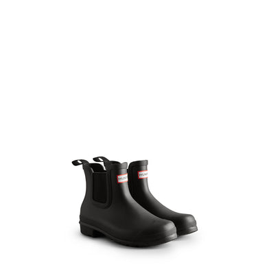 Women's Original Tri-Colour Logo Backstrap Chelsea Boots Black