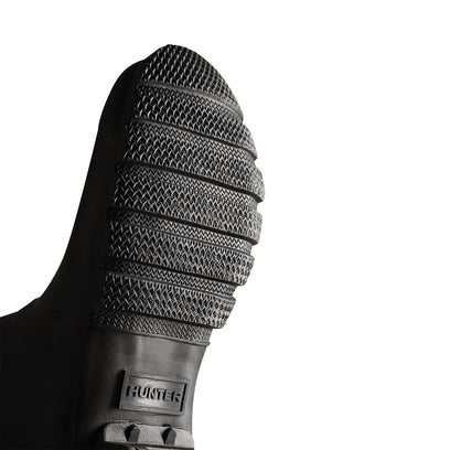 Women's Tri-Colour Logo Backstrap Tall Wellington Boots Black