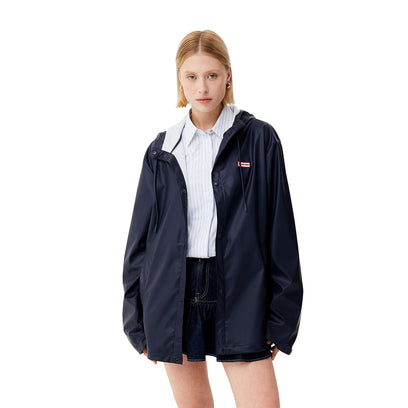 Izzy PU Hooded Jacket Unisex Night Sky