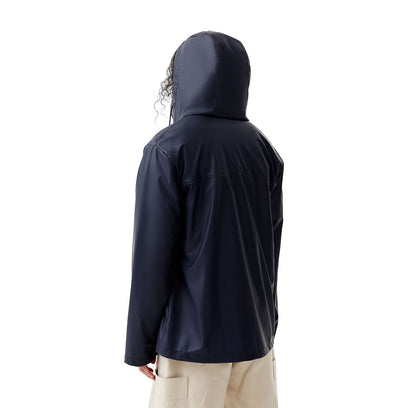 Izzy PU Hooded Jacket Unisex Night Sky
