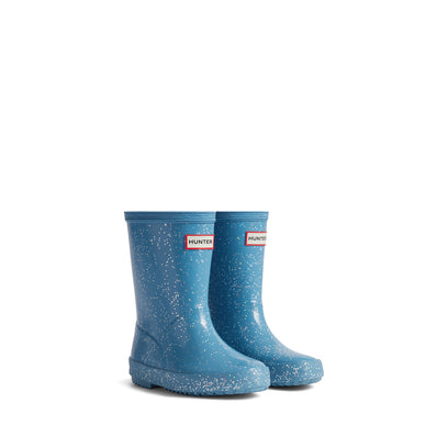 Original Kids First Giant Glitter Boots Azur Blue