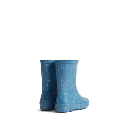 Original Kids First Giant Glitter Boots Azur Blue