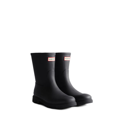 Men's Downpour Short Wellington Boots Black