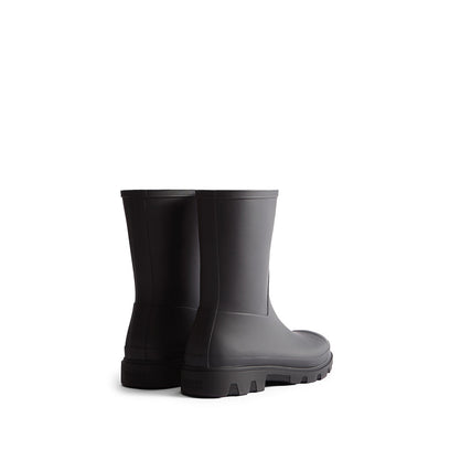 Men's Downpour Short Wellington Boots Black