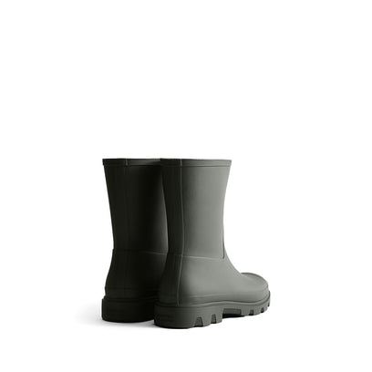 Men's Downpour Short Wellington Boots Dark Olive