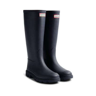 Women's Downpour Tall Wellington Boots Navy