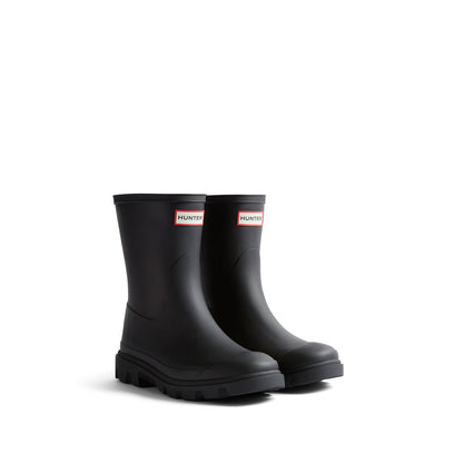 Women's Downpour Short Wellington Boots Black