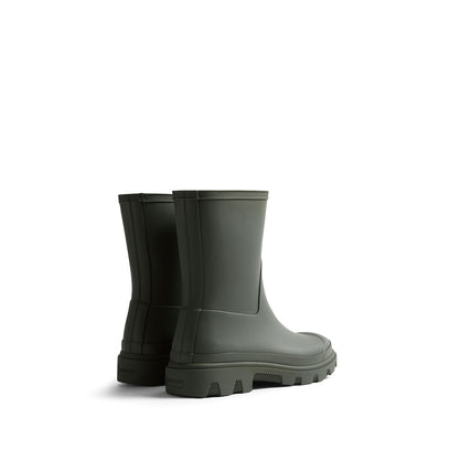 Women's Downpour Short Wellington Boots Dark Olive