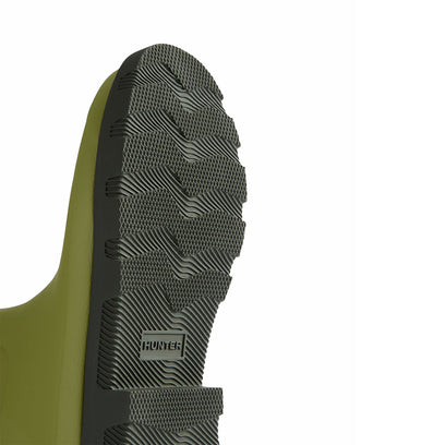 Women's Downpour Adjustable Tall Wellington Boots Green Olive/Dark Olive