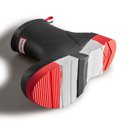 Men's Play Short Boots Stripe Sole Black