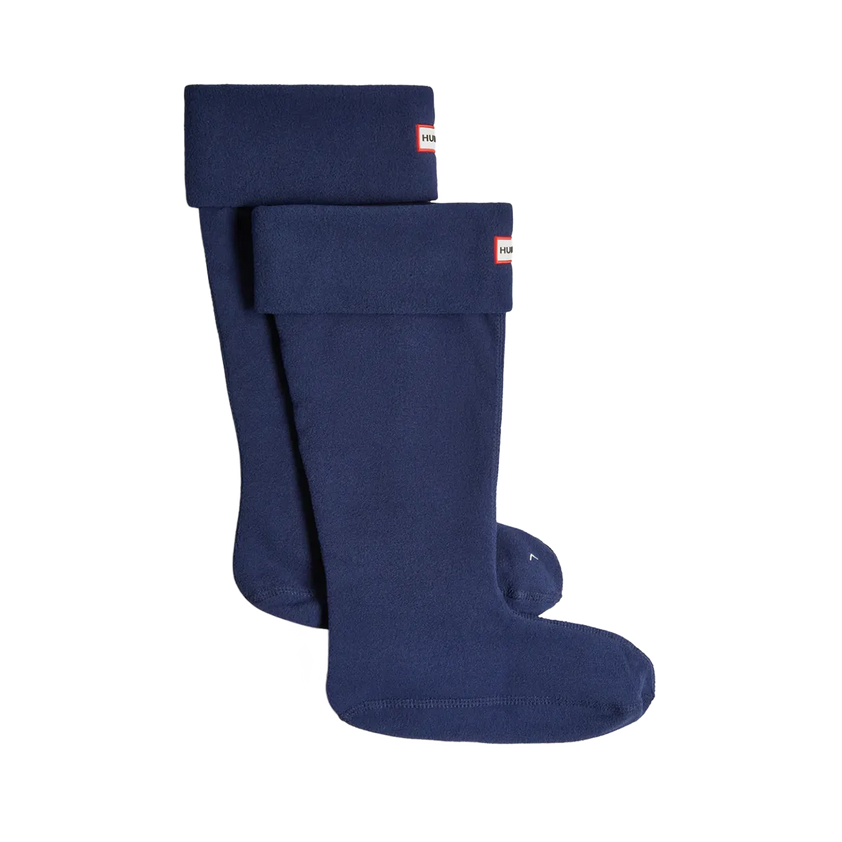 Recycled Fleece Tall Boot Socks Hunter Navy