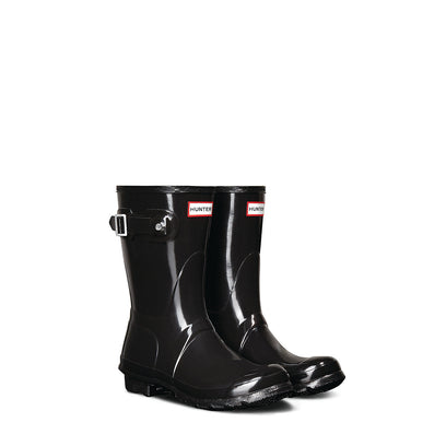 Women's Original Short Gloss Wellington Boots Black