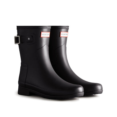 Women's Refined Short Boots Black