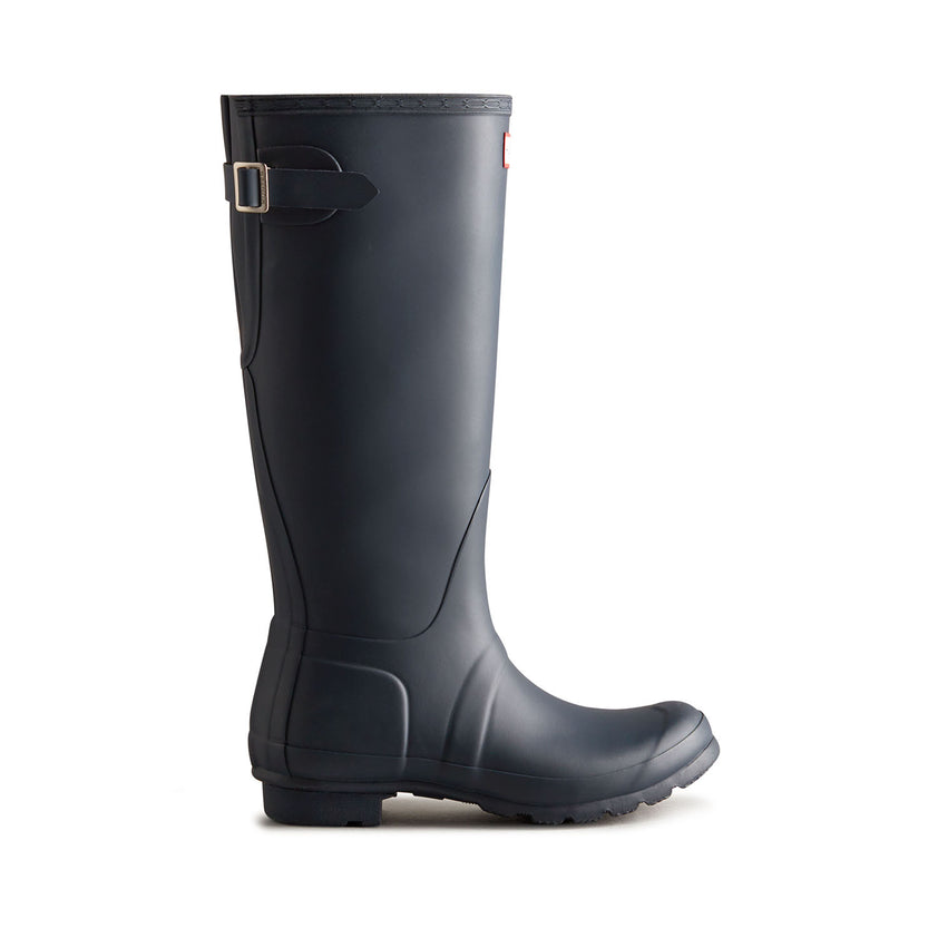 Women's Tall Back Adjustable Wellington Boots Hunter Navy