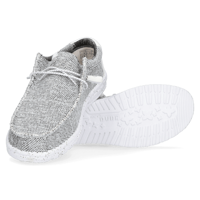 Wally Sox Heren Instappers Bright White