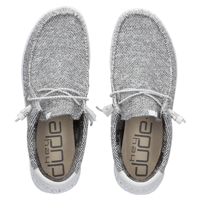 Wally Sox Heren Instappers Bright White