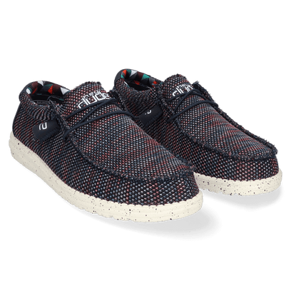 Wally Sox Heren Instappers Blue Orange