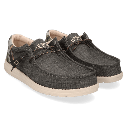 Wally Funk Heren Instappers Camo Dark Grey