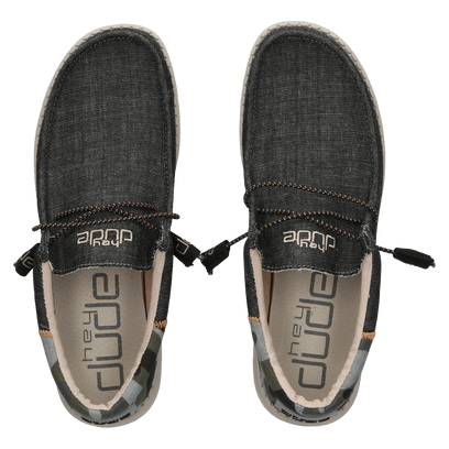 Wally Funk Heren Instappers Camo Dark Grey