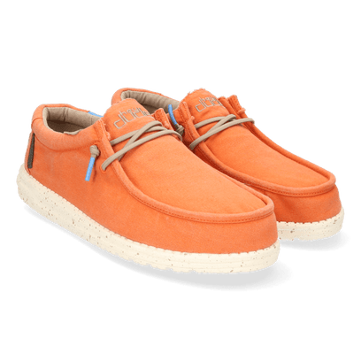 Wally Washed Heren Instapper Tangerine