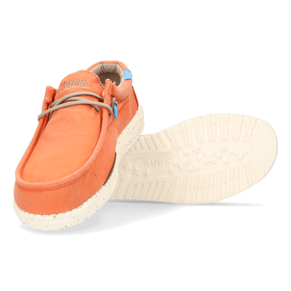 Wally Washed Heren Instapper Tangerine