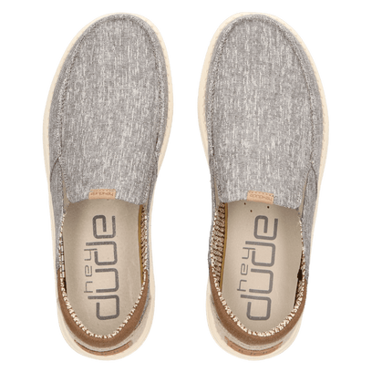 Thad Chambray Heren Instappers Riviera Grey