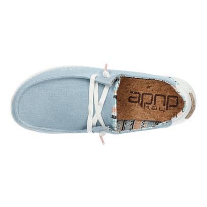 Wendy Dames Instappers Boho Light Denim