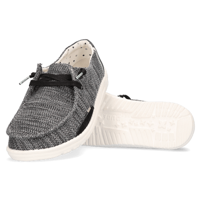 Wendy Sox Dames Instappers Sparkling Black