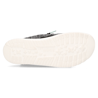 Wendy Sox Dames Instappers Sparkling Black