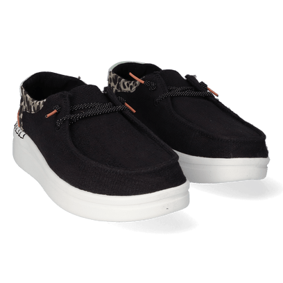 Wendy Rise Dames Instappers Funk Black