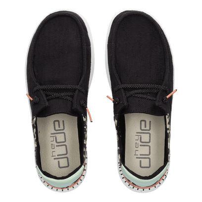 Wendy Rise Dames Instappers Funk Black