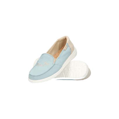 Lena Natural Dames Instappers Aqua Haze