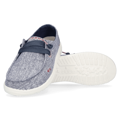 Wendy Flora Dames Instappers Iris Blue