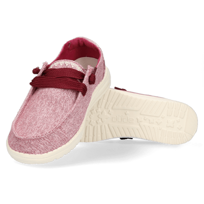 Wendy Flora Dames Instappers Peony Red