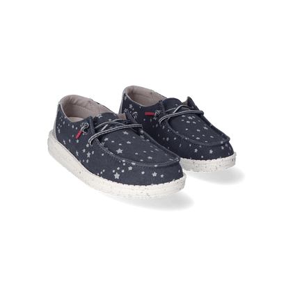 Wendy Youth Meisjes Instappers Cat Eye Navy